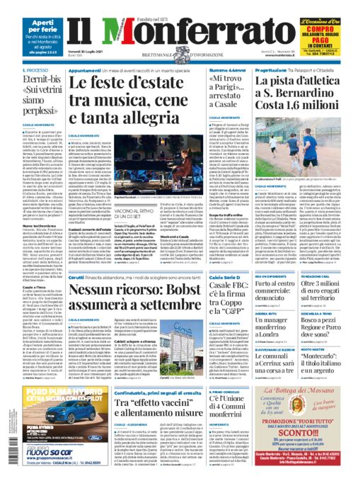 Il Monferrato - Edizione 59 del 30/07/2021